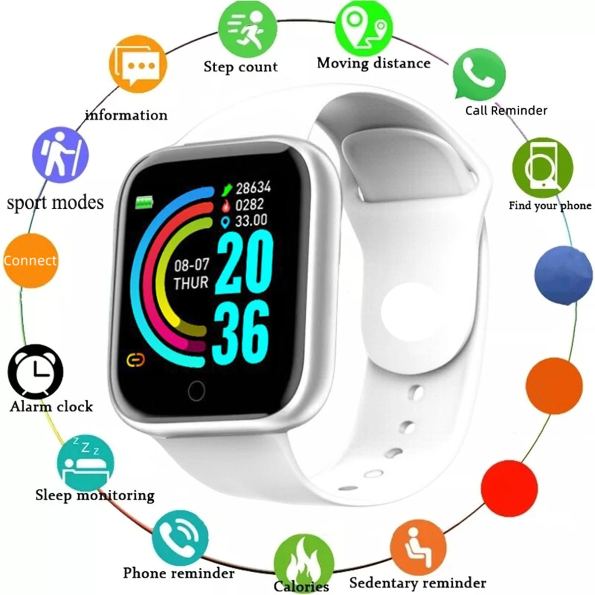 SmartFit 116 – Sportklocka & Fitnessarmband