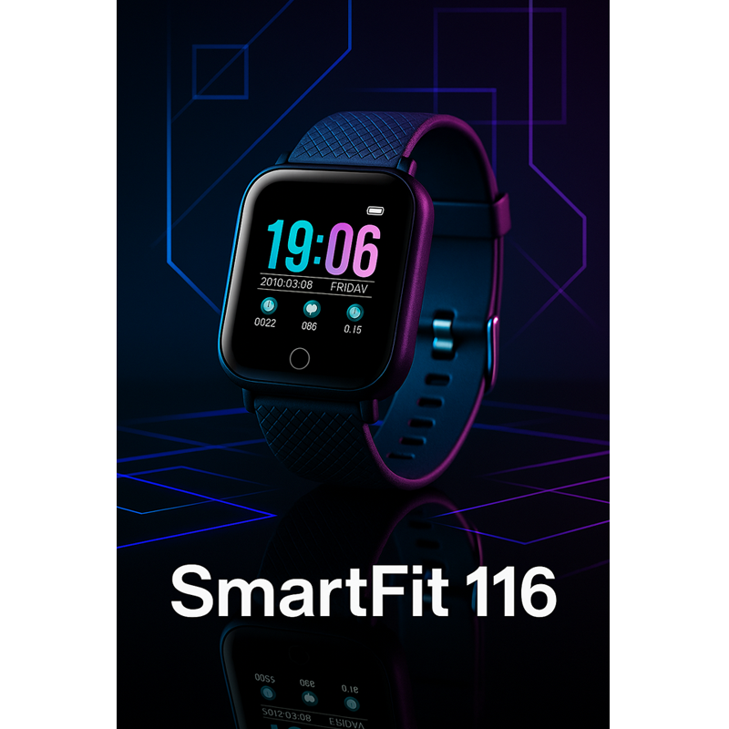 SmartFit 116 – Sportklocka & Fitnessarmband
