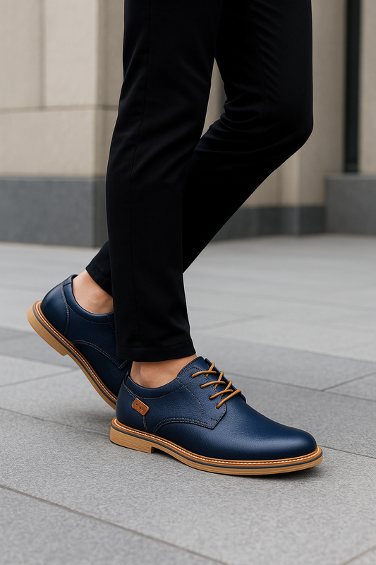 Oxfords i Äkta Läder
